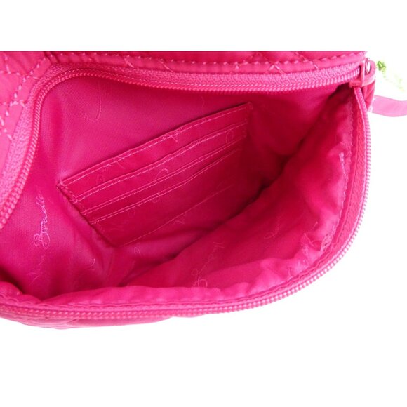 Vera Bradley Fuchsia Petite Double Zip Hipster NWT - Picture 8 of 10